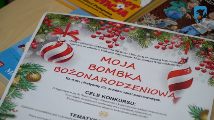 Konkurs „Moja Bombka Bożonarodzeniowa” w MBP Koziołka