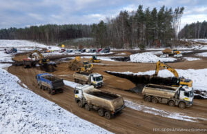 Mała obwodnica powstaje mimo zimy