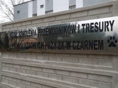 Nowy budynek działu tresury psów Zakładu Karnego w Czarnem