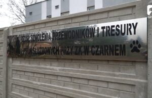 Nowy budynek działu tresury psów Zakładu Karnego w Czarnem