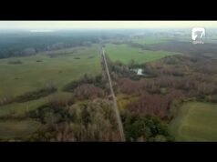 Trasa rowerowa w Łubowie – dron 4K