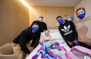 Robert Lewandowski odwiedził Maję Dąbrowską