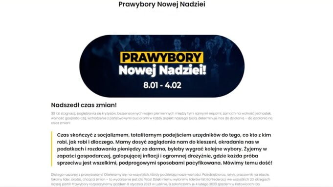 Prawybory w Konfederacji