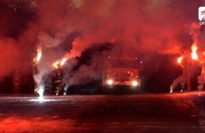 Powitanie nowego wozu OSP Wilcze Laski