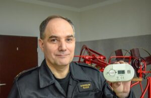 Kpt. Mirosław Śledź odchodzi z KP PSP w Szczecinku