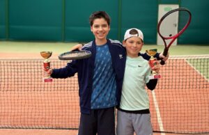 Tenisowi skrzaci zawitali nad Trzesiecko