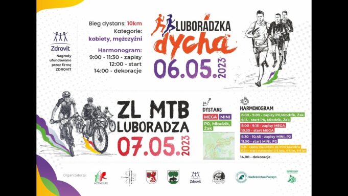 Bieg Luboradzka Dycha i ZL MTB Luboradza – zaproszenie