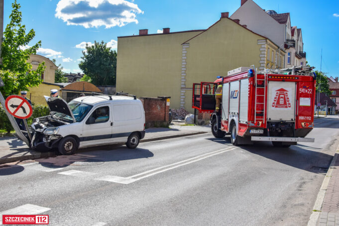 Wypadek na Kościuszki w Szczecinku