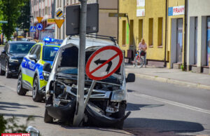 Wypadek na Kościuszki w Szczecinku