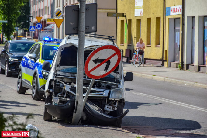 Wypadek na Kościuszki w Szczecinku