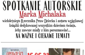 15.05.2023 | Spotkanie autorskie z Markiem Michalakiem | Barwice