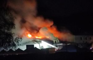 Strażacy z trzech powiatów gasili pożar w Bornem Sulinowie