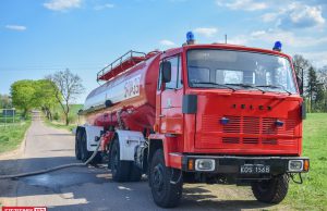 Cysterna strażaków ze Szczecinka jedzie na Ukrainę