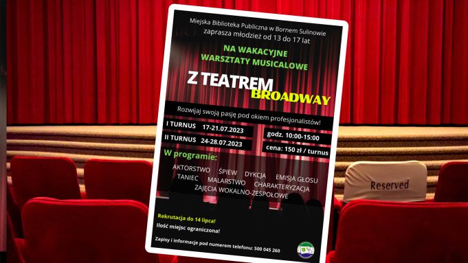 Wakacyjne warsztaty musicalowe dla młodzieży