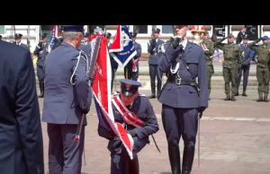 Nadanie sztandarów OISW i AŚ w Koszalinie