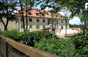 Prace budowlane przy Powiatowym Centrum Sportu