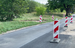 Remont drogi z Drężna do Stepienia