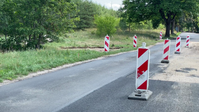 Remont drogi z Drężna do Stepienia