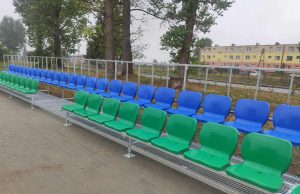 Boisko w Turowie z nowymi trybunami
