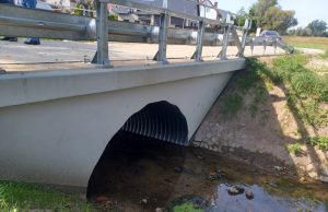 Przepust na rzece Gęsiej już gotowy