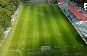 Piłkarscy oldboje nad Trzesieckiem