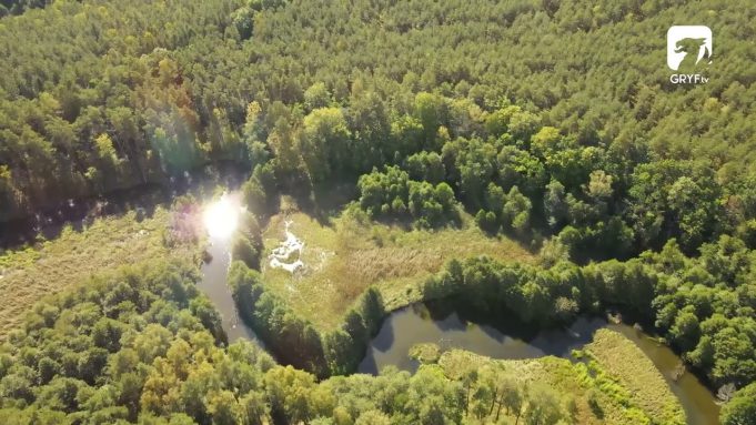 Dolina Gwdy – Gołębiewo – dron 4K