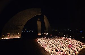 Szczecinecki cmentarz nocą