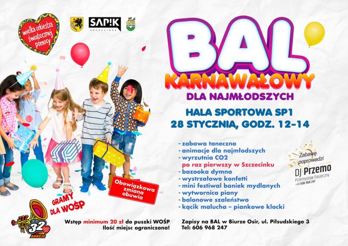 OSiR zaprasza na WOŚP-owy Bal Karnawałowy