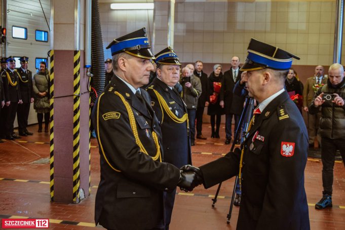 Nowy komendant szczecineckich strażaków