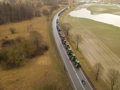 Protest Rolników na DK11