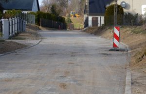 Droga w Sępolnie Wielkim na ukończeniu