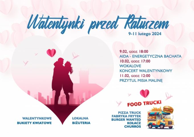 Walentynkowy weekend przed ratuszem