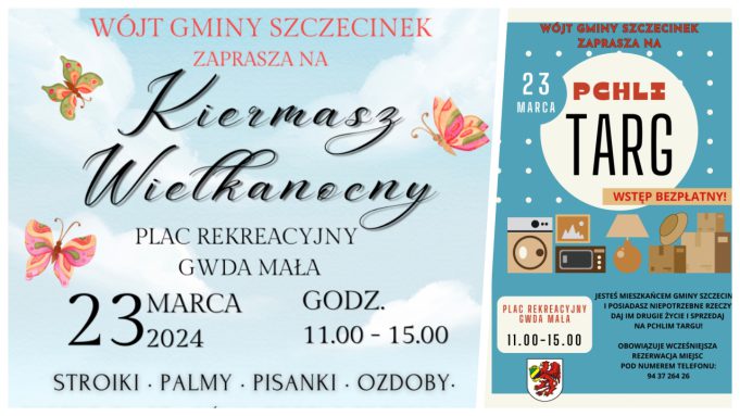 Gminny Kiermasz Wielkanocny i pchli targ w jednym miejscu i czasie