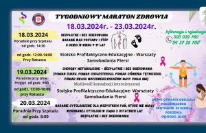 Tygodniowy Maraton Zdrowia – zaproszenie
