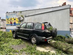Czwartkowe gradobicie nad Szczecinkiem. W piątek również groźnie
