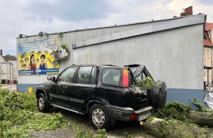 Czwartkowe gradobicie nad Szczecinkiem. W piątek również groźnie