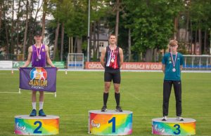 Worek medali reprezentantów STS Pomerania