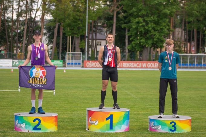 Worek medali reprezentantów STS Pomerania