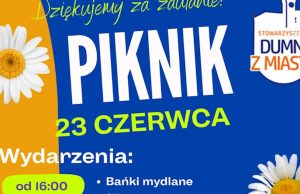 Piknik Stowarzyszenia Dumni z Miasta – zaproszenie