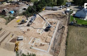 Budowa bloku mieszkalnego SIM w Białym Borze