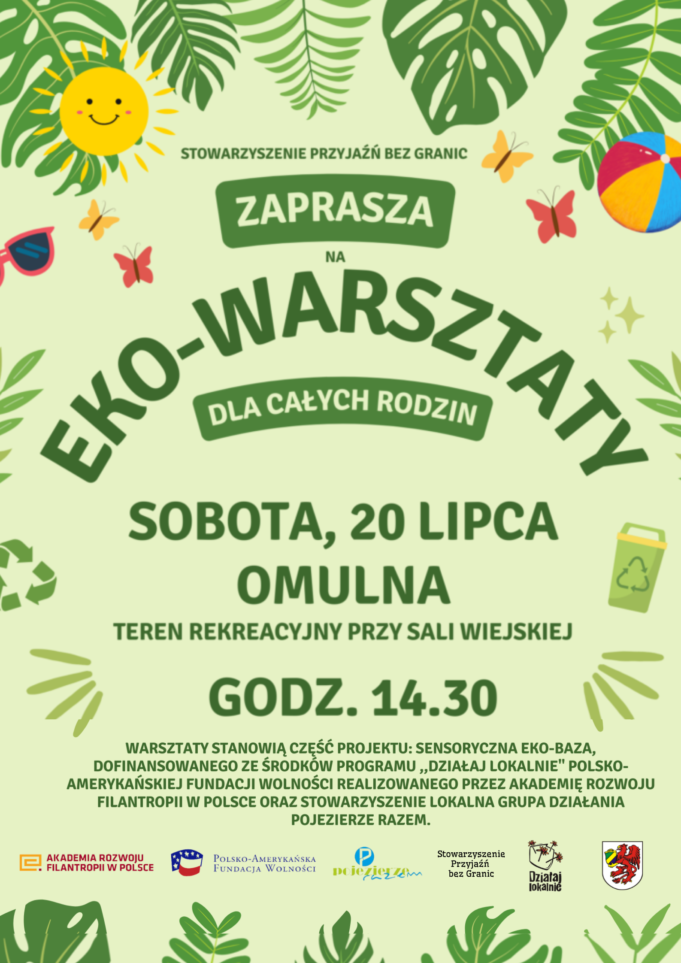 Eko-warsztaty dla całych rodzin – zaproszenie