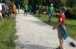 Bule w miejskim parku