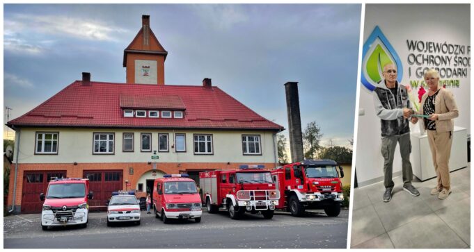 Wsparcie dla barwickich strażaków