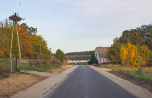 Droga w Dębowie po przebudowie