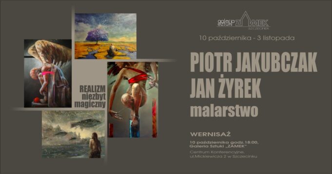 Podwójny wernisaż w Galerii Sztuki Zamek – zaproszenie