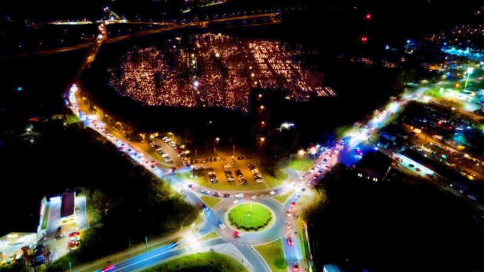 Wszystkich Świętych w Szczecinku – dron