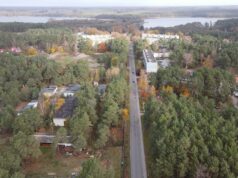 Ścieżka rowerowa wzdłuż ulicy Orła Białego