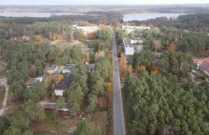 Ścieżka rowerowa wzdłuż ulicy Orła Białego