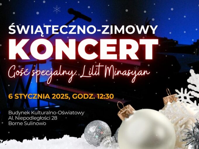 Borneńska MBP zaprasza na koncert świąteczno-zimowy