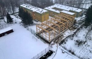 Hala sportowa SOSW w Szczecinku powstaje planowo